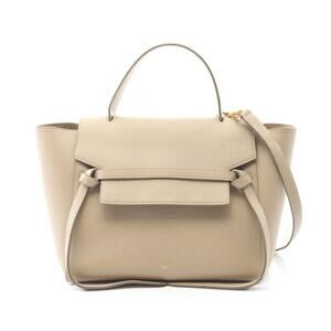 Celine BELT BAG Handbag Leather Beige